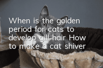 When is the golden period for cats to develop gill hair? How to make a cat shiver?