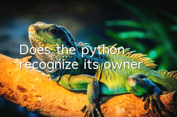 Does the python recognize its owner?