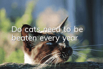 Do cats need to be beaten every year?