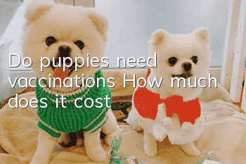 Do puppies need vaccinations? How much does it cost?