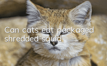 Can cats eat packaged shredded squid?
