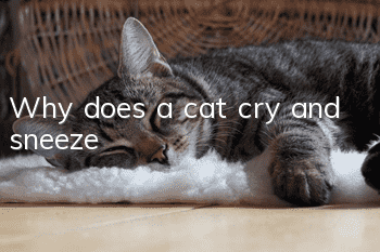 Why does a cat cry and sneeze?