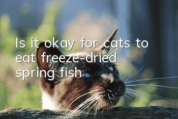 Is it okay for cats to eat freeze-dried spring fish?
