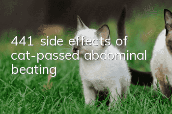 441 side effects of cat-passed abdominal beating