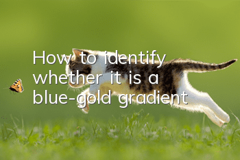 How to identify whether it is a blue-gold gradient?