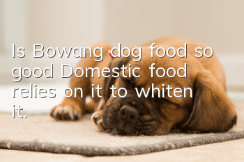 Is Bowang dog food so good? Domestic food relies on it to whiten it.
