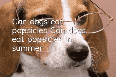Can dogs eat popsicles? Can dogs eat popsicles in summer?