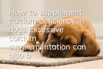 How to supplement calcium deficiency in dogs? Excessive calcium supplementation can also be dangerous!