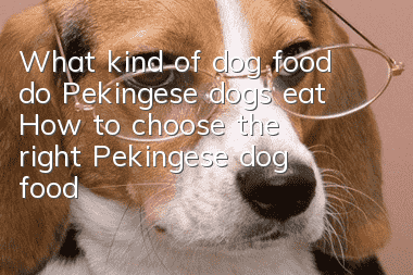What kind of dog food do Pekingese dogs eat? How to choose the right Pekingese dog food?
