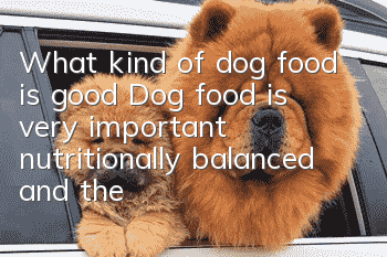 What kind of dog food is good? Dog food is very important, nutritionally balanced and the healthiest
