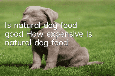 Is natural dog food good? How expensive is natural dog food?