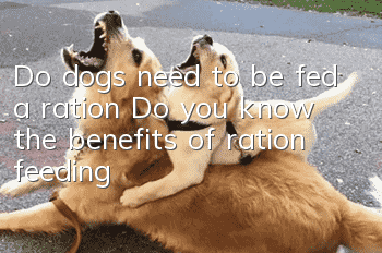 Do dogs need to be fed a ration? Do you know the benefits of ration feeding?