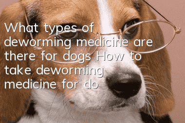 What types of deworming medicine are there for dogs? How to take deworming medicine for dogs?