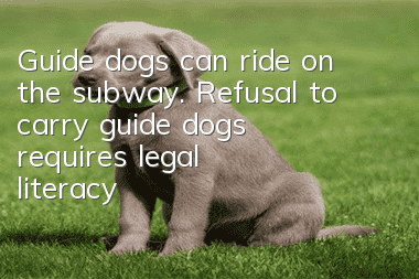 Guide dogs can ride on the subway. Refusal to carry guide dogs requires legal literacy